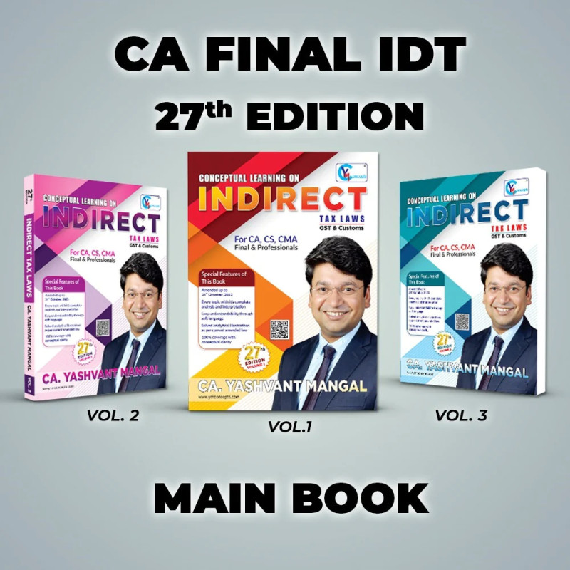 CA / CS / CMA Final Conceptual Learning A Handbook on Indirect Tax Law