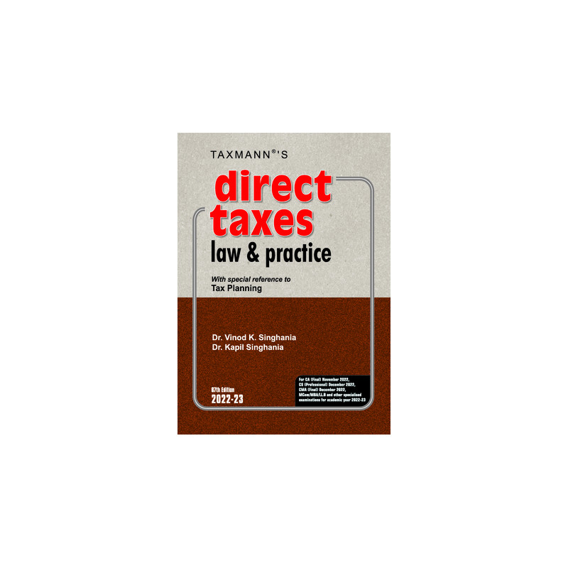 Direct Taxes Law Practice By Vinod K Singhania November Exam